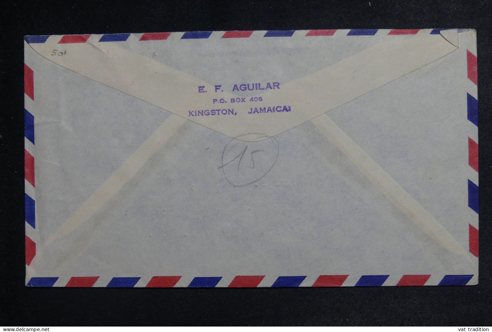 JAMAÏQUE - Lettre Par Avion > USA - A Voir - 1954 - M 1369 - Jamaica (...-1961)