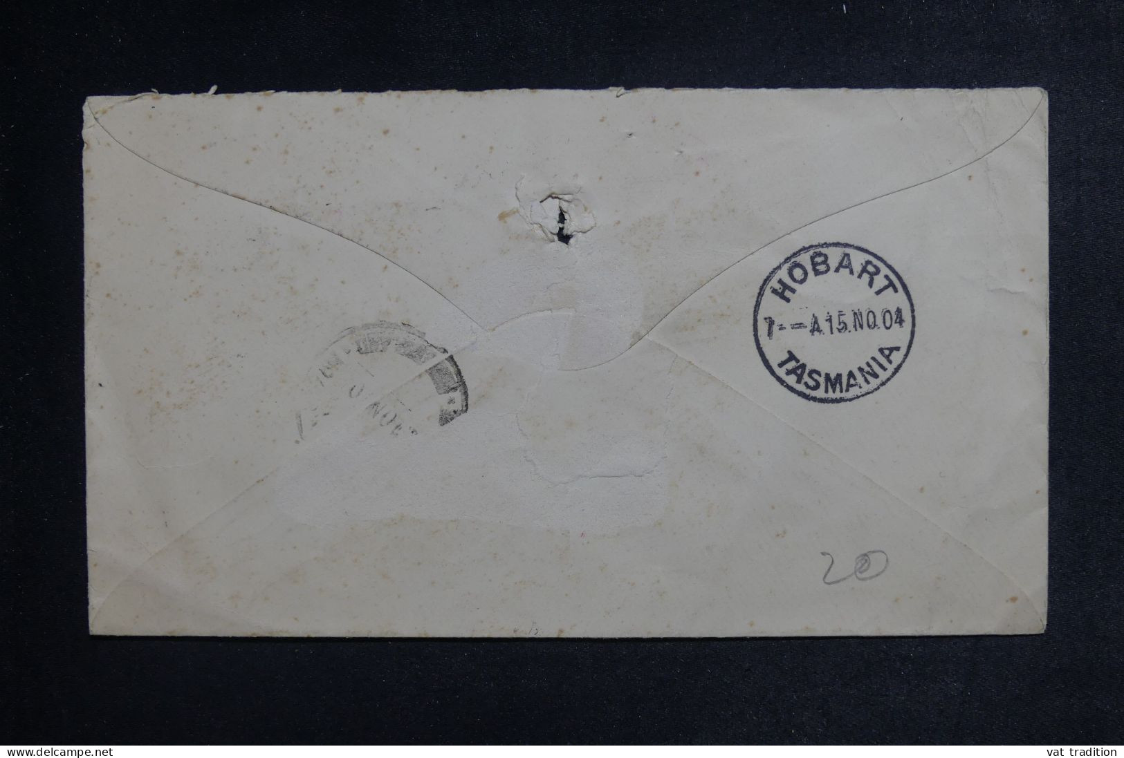 QUEENSLAND - Lettre > Tasmanie - Défaut - 1904 - M 1290 - Cartas & Documentos