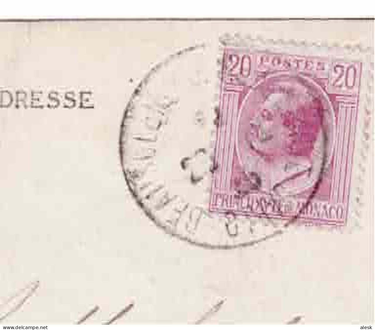 MONACO N°78 (y&t) Beausoleil 23 ? 1926 Pour Paris - CP Monaco - Cartas & Documentos