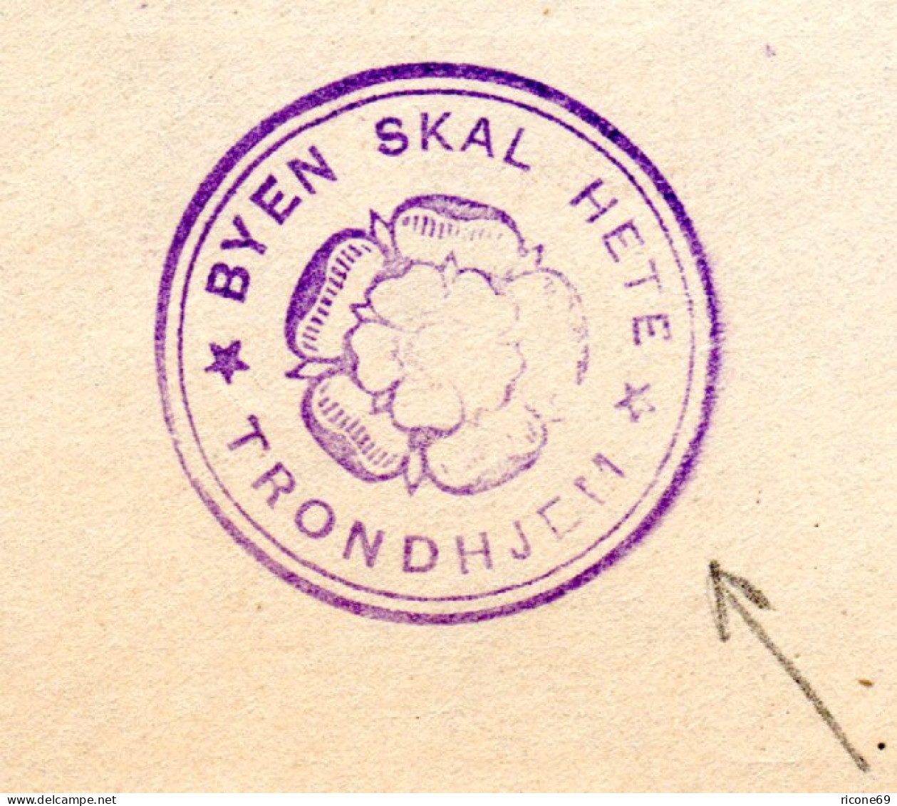 Norwegen 1929/30, 2 Briefe (1mal NIDAROS) M. Propaganda Stempel F. Trondhjem.  - Cartas & Documentos