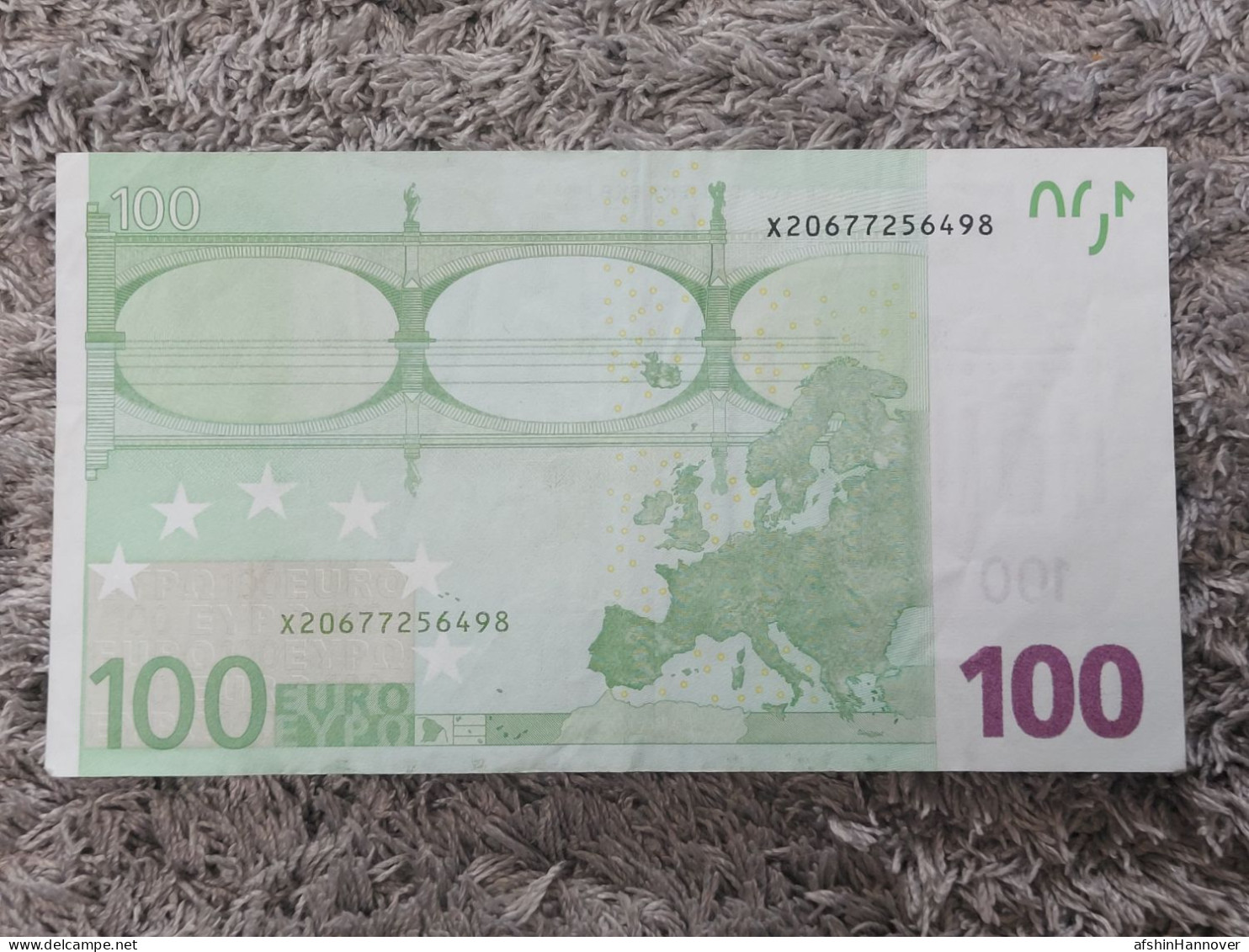 European Union 100 Euro Banknote 2002 Rare X Series Germany 100€ 2002 - 100 Euro
