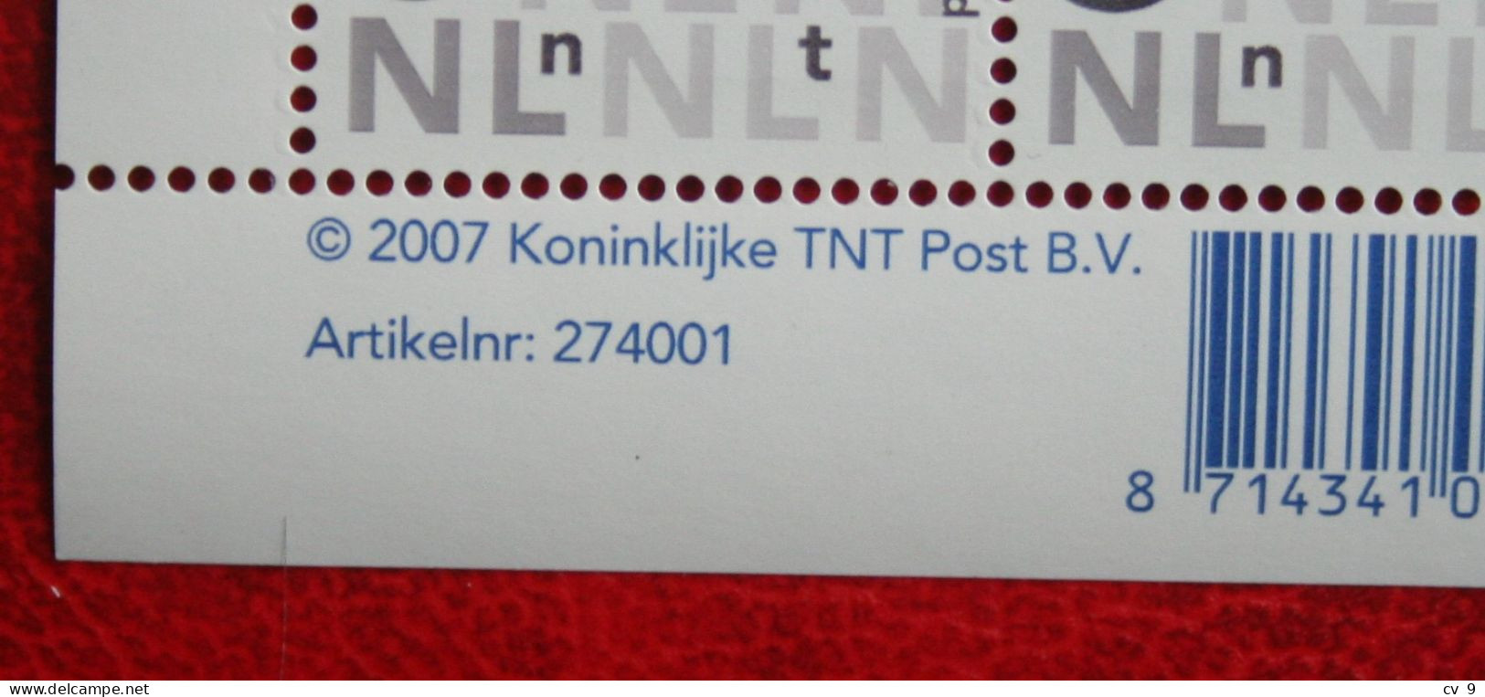 Nikkels 10 X 3 Ct TNT POST NVPH V2466c 2466c 2466 2006 POSTFRIS / MNH ** NEDERLAND / NIEDERLANDE / NETHERLANDS - Neufs