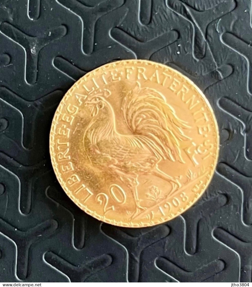 20 Fr Or Coq Marianne 1911 - 20 Francs (oro)