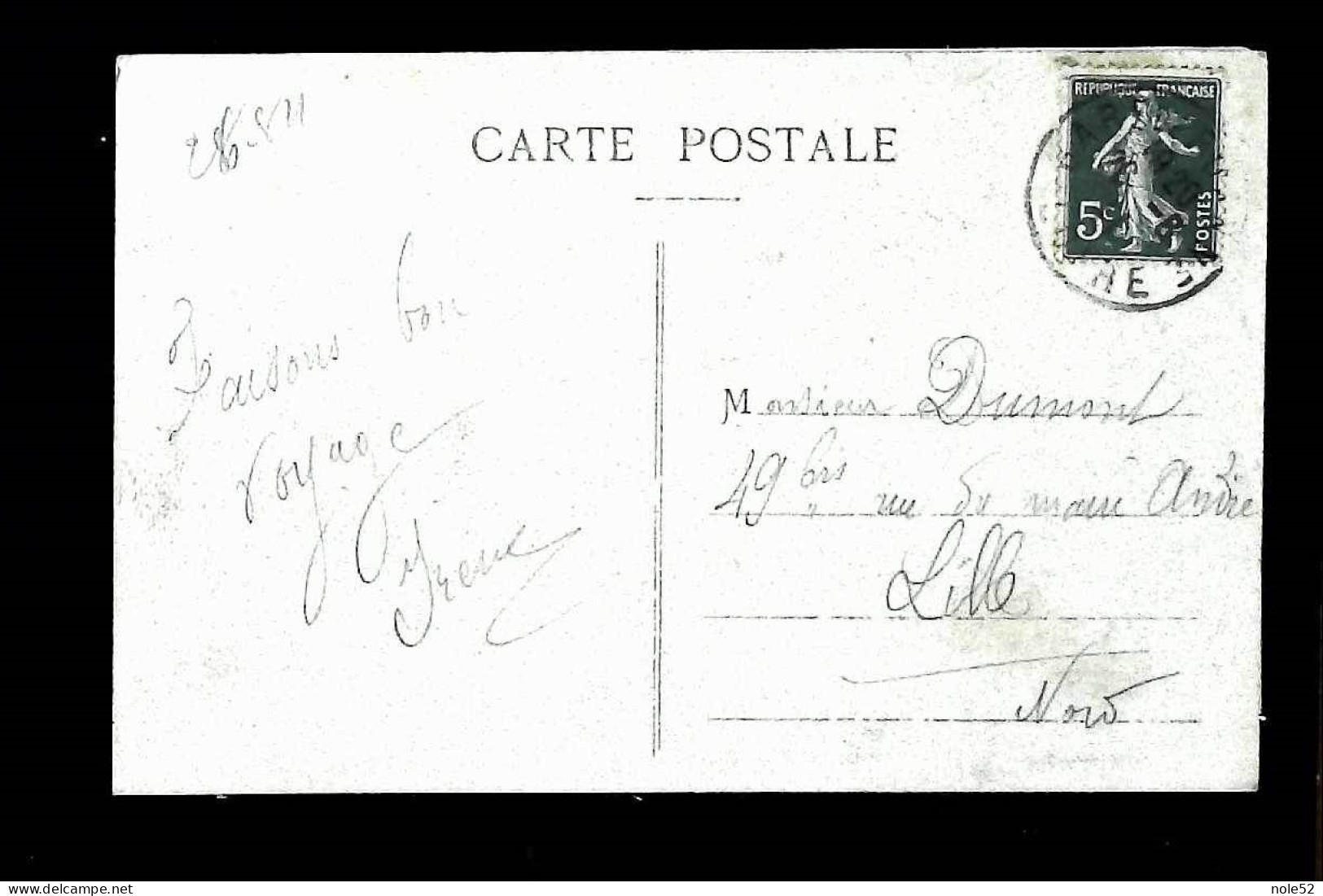 7€ : La Nouvelle Marie Et Rue Gambetta - Voyagée - Le Chambon Feugerolles