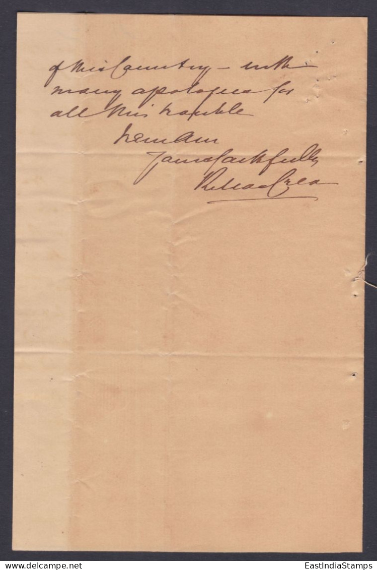 Inde British India 1874 Oude & Rohilkund Railway Company, Letterhead, Letter, Railways, Lucknow, Chief Engineer's Office - 1858-79 Compagnia Delle Indie E Regno Della Regina