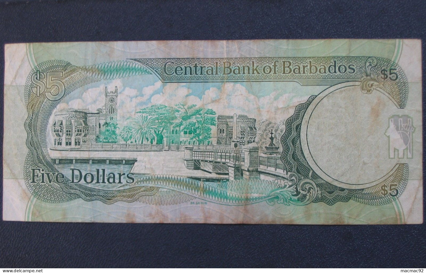 BARBADES - 5 Five  Dollars 1996 Central Bank Of Barbados   **** EN ACHAT IMMEDIAT **** - Barbados