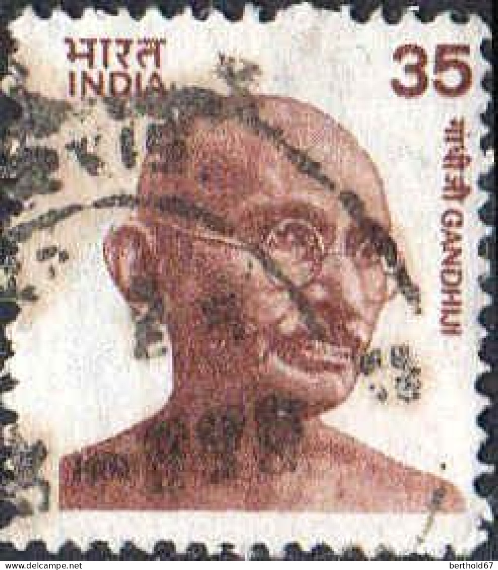 Inde Poste Obl Yv: 625/626 Nehru & Mahatma Gandhi (cachet Rond) - Usados