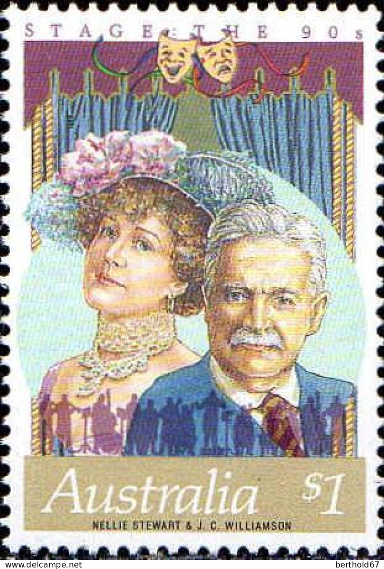 Australie Poste N** Yv:1118/1121 Acteurs De Cinéma & De Théatre - Mint Stamps