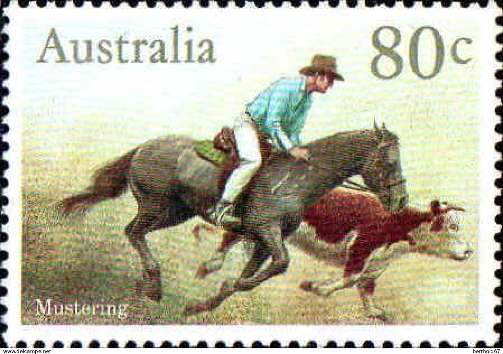 Australie Poste N** Yv: 944/947 Chevaux & Cavaliers (Thème) - Neufs