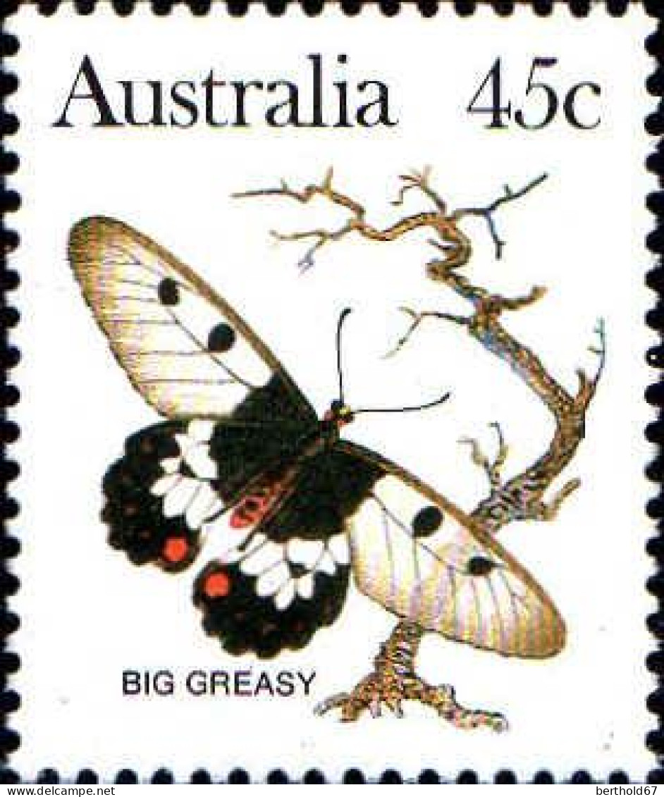 Australie Poste N** Yv: 825/834 Faune & Flore 5.Serie Papillons