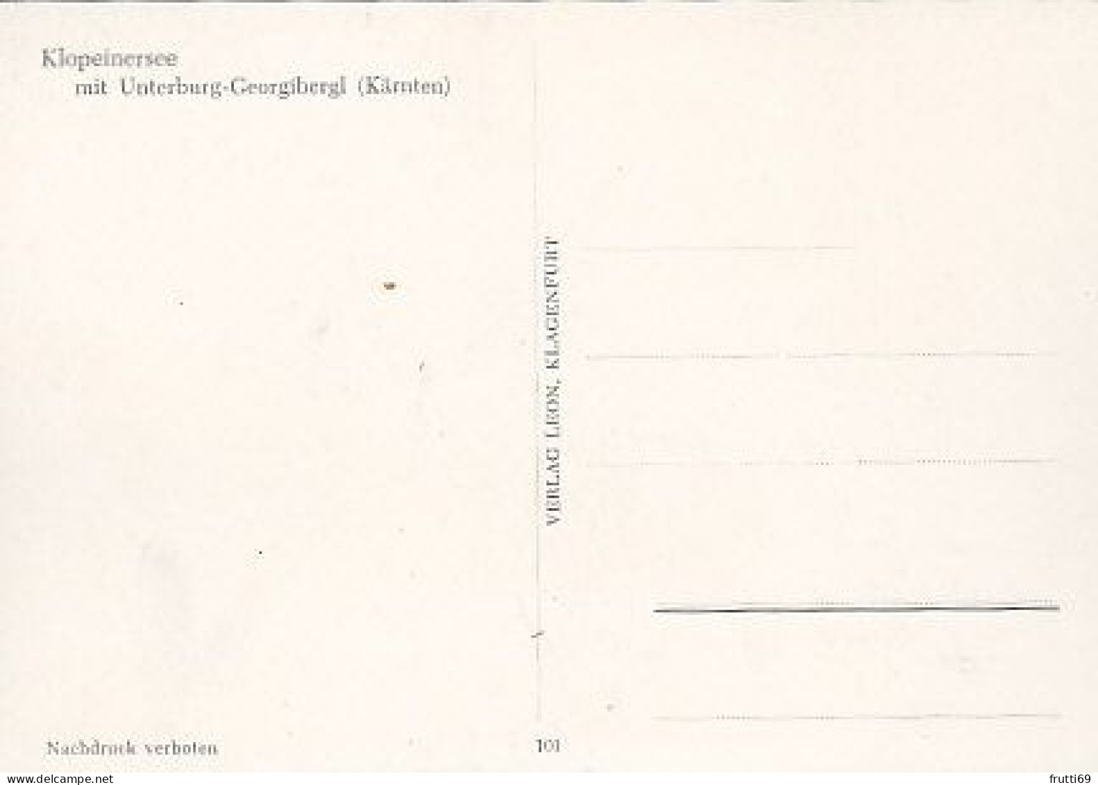 AK 218635 AUSTRIA - Klopeinersee Mit Unterburg-Georgibergl - Klopeinersee-Orte