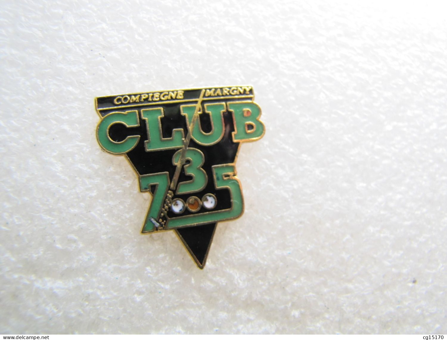 TOP  PIN'S   BILLARD   CLUB  735   COMPIEGNE MARGNY    Email Grand Feu - Billiards