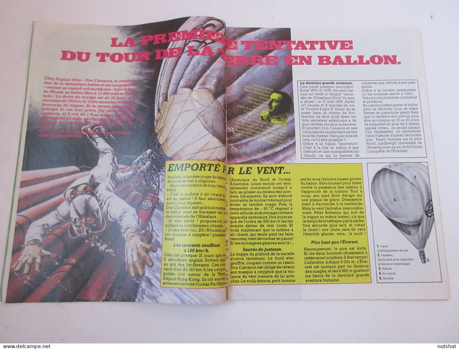 PIF GADGET 627 03.1981 BASKET Pierre DAO TOUR De La TERRE DON CAMERON AYAK LUKE - Vaillant