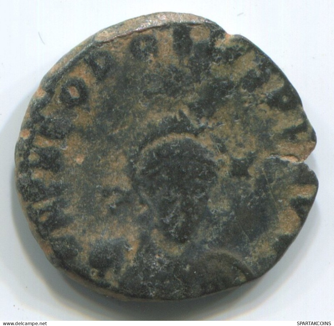 LATE ROMAN IMPERIO Moneda Antiguo Auténtico Roman Moneda 2.1g/17mm #ANT2435.14.E.A - The End Of Empire (363 AD Tot 476 AD)