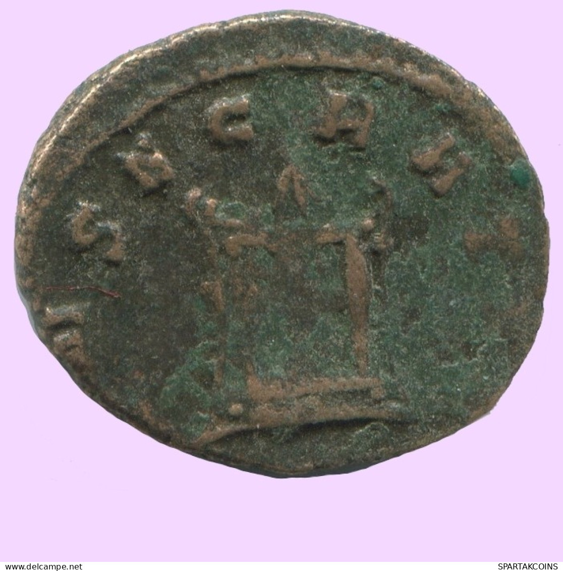 LATE ROMAN IMPERIO Follis Antiguo Auténtico Roman Moneda 2.3g/19mm #ANT2005.7.E.A - The End Of Empire (363 AD To 476 AD)