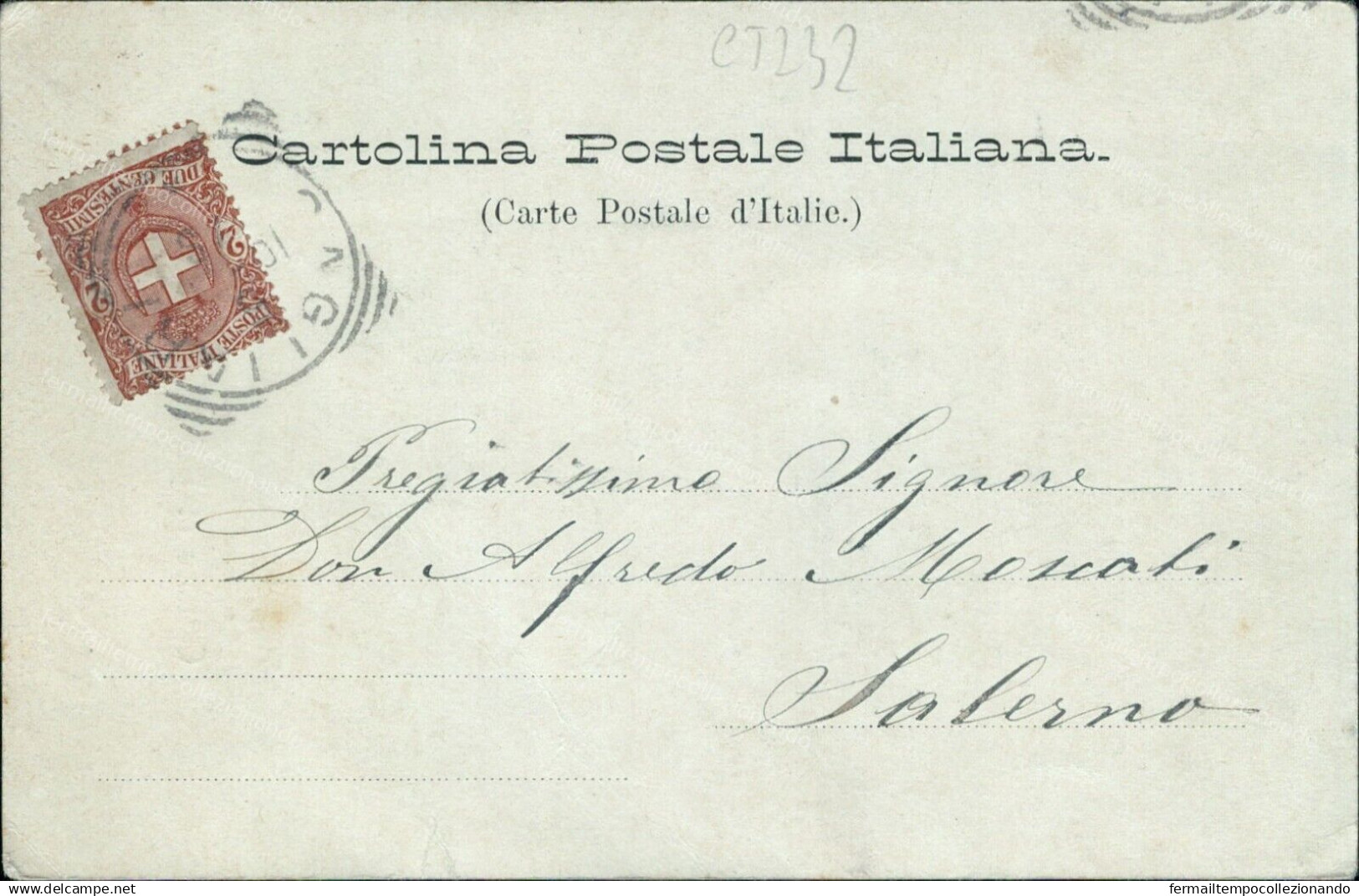 Ct232 Cartolina Costume Di Desulo Nuoro Sardegna 1901 - Nuoro