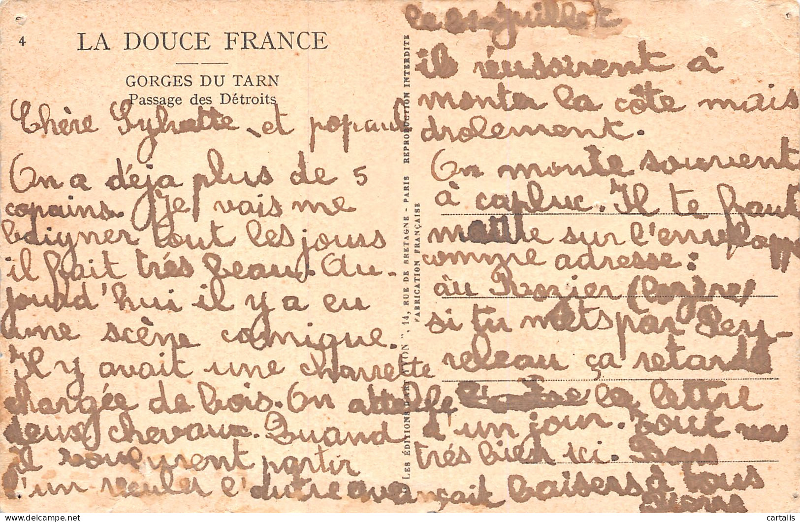 48-GORGES DU TARN DETROITS-N°3881-F/0237 - Unused Stamps