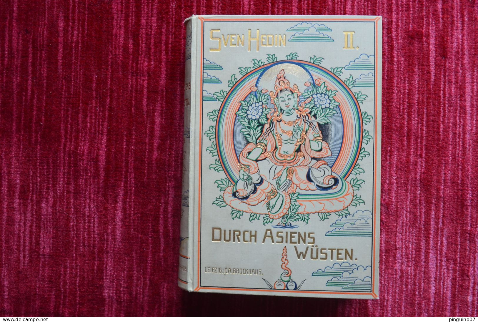 Signed Sven Hedin Durch Asiens Wûsten With Maps Explorer Explorateur Himalaya Mountaineering Escalade - Gesigneerde Boeken