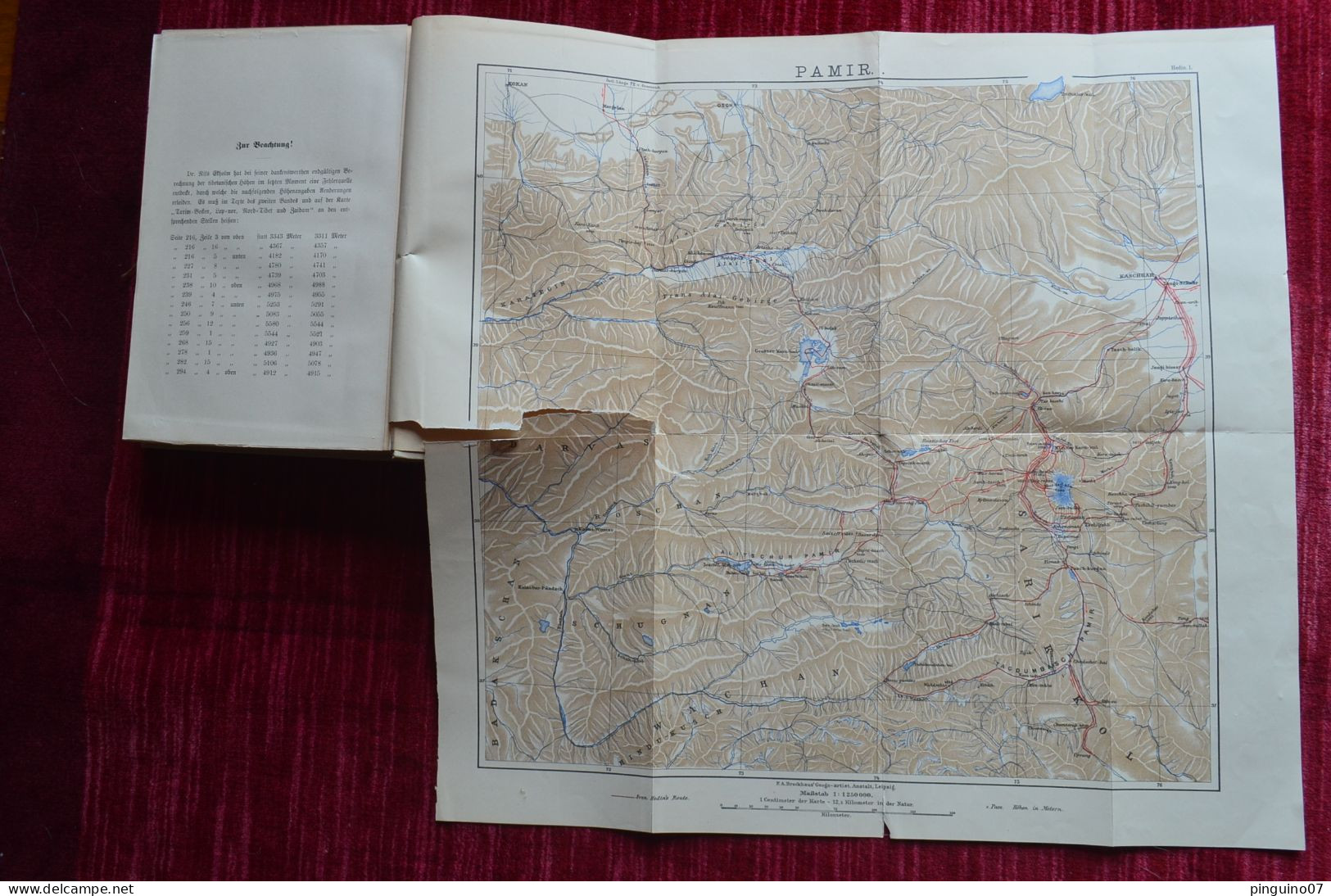 Signed Sven Hedin Durch Asiens Wûsten with maps Explorer Explorateur Himalaya mountaineering escalade