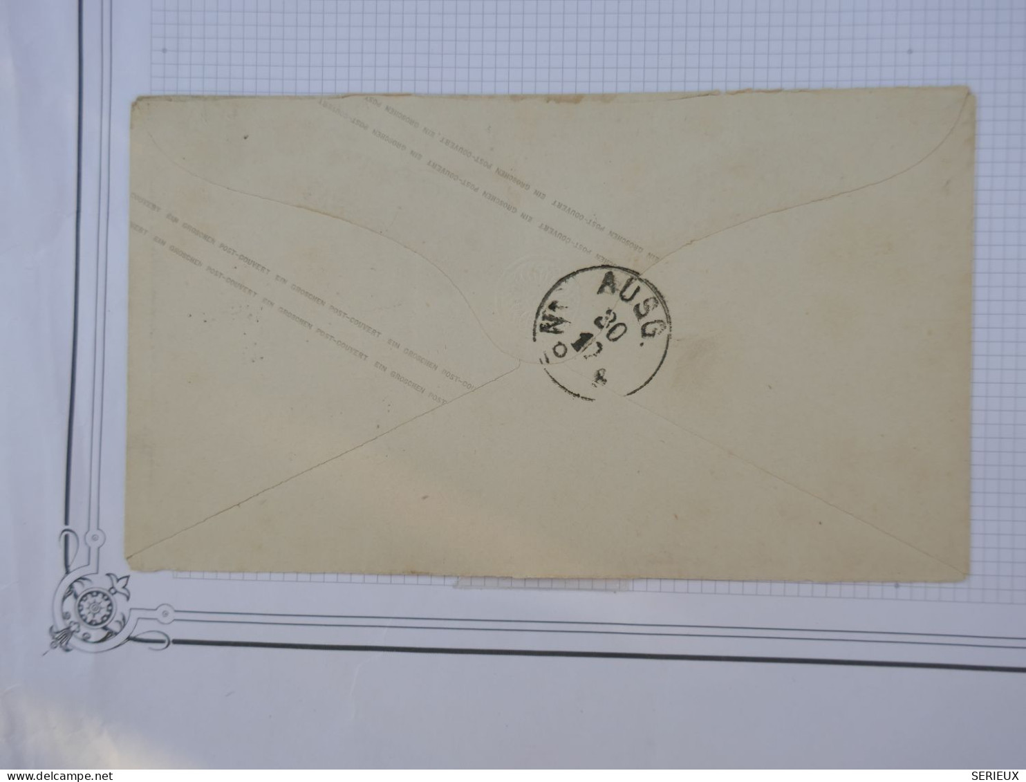 DR7 DEUTSCHLAND  LETTRE  1867 PETIT BUREAU A  ++AFF. INTERESSANT++++ - Other & Unclassified