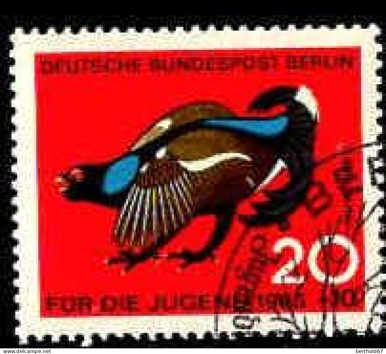 Berlin Poste Obl Yv:226/229 Pour La Jeunesse Gibier à Plumes - Used Stamps