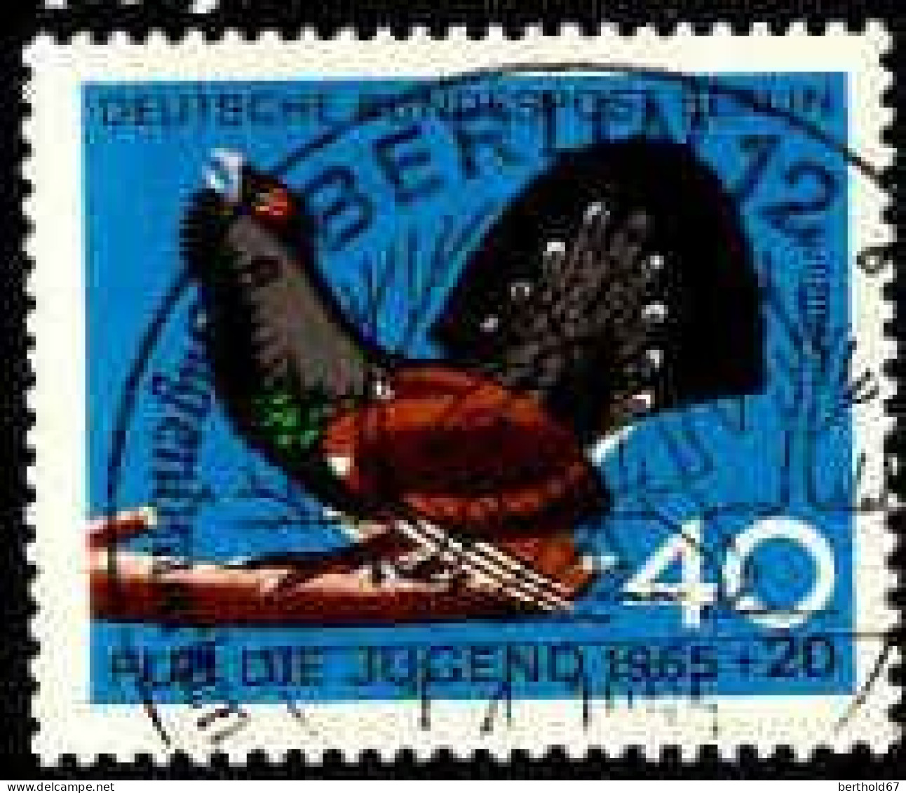 Berlin Poste Obl Yv:226/229 Pour La Jeunesse Gibier à Plumes - Used Stamps