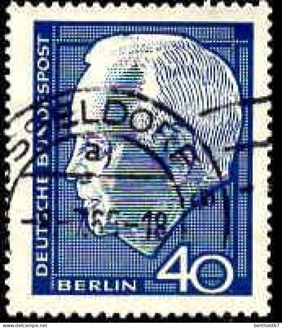 Berlin Poste Obl Yv:211/212 Bundespräsident Heinrich Lübke (Beau Cachet Rond) - Gebraucht