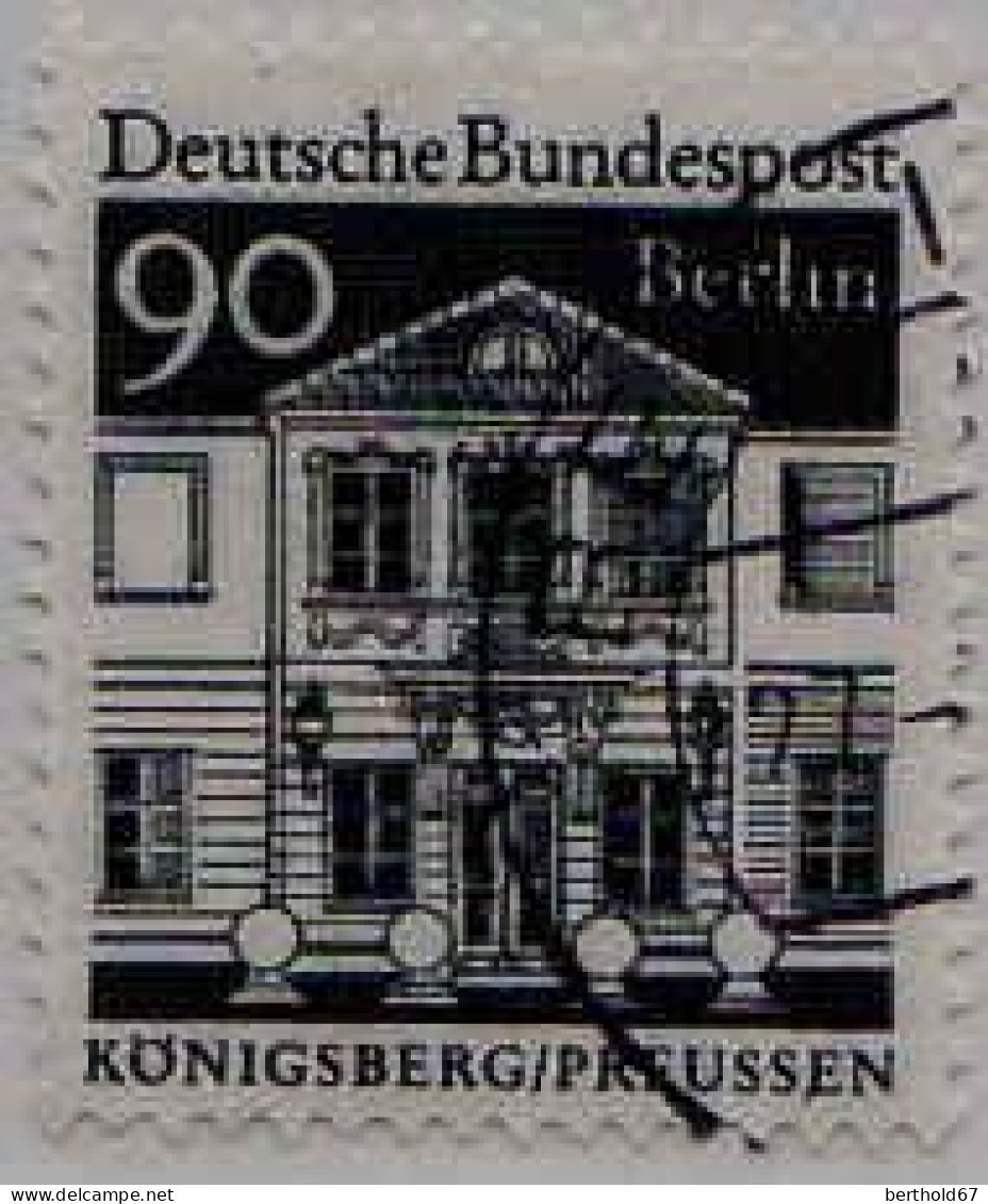 Berlin Poste Obl Yv:246/252 Edifices Allemands (Belle Obl.mécanique) - Gebruikt