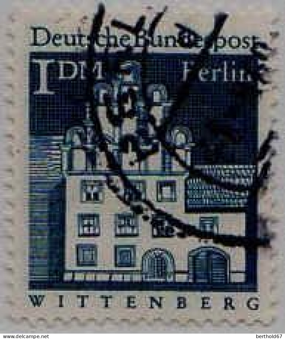 Berlin Poste Obl Yv:246/252 Edifices Allemands (Belle Obl.mécanique) - Gebruikt