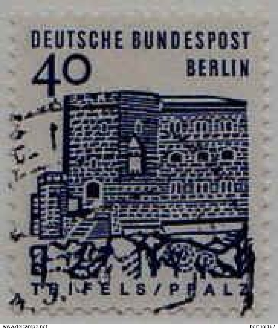 Berlin Poste Obl Yv:219/225 Edifices Allemands (cachet Rond) - Usados