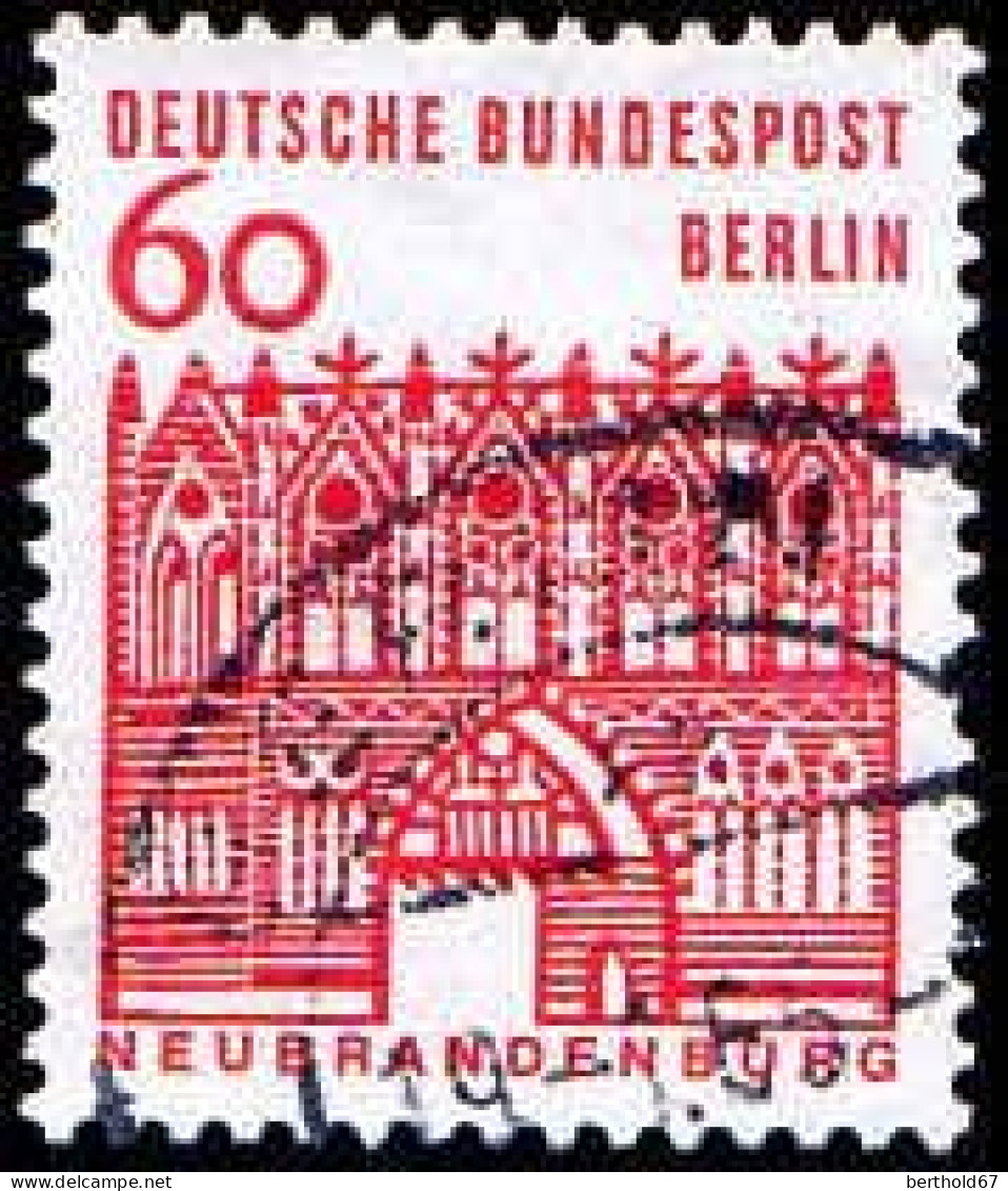 Berlin Poste Obl Yv:219/225 Edifices allemands (cachet rond)