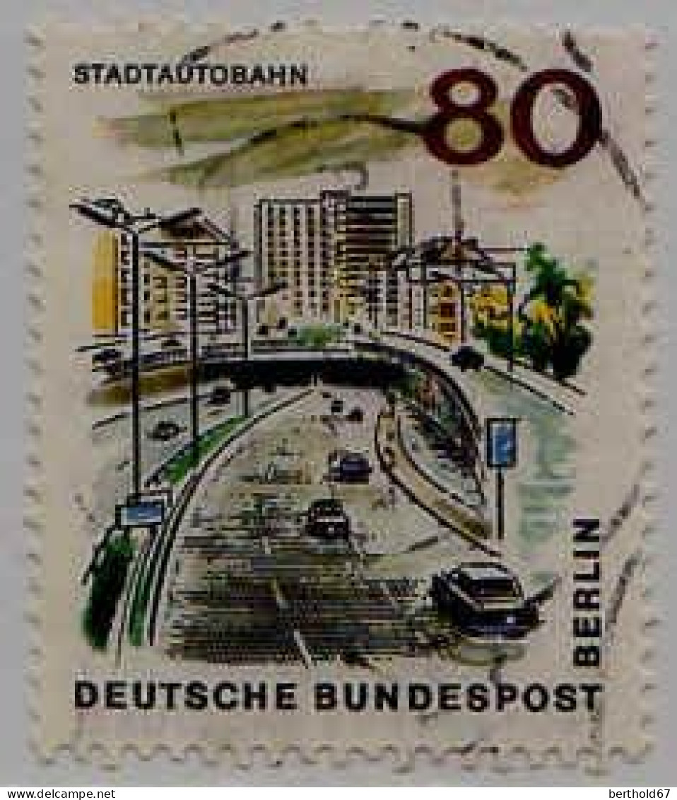 Berlin Poste Obl Yv:230/241 Bâtiments de Berlin (Beau cachet rond)