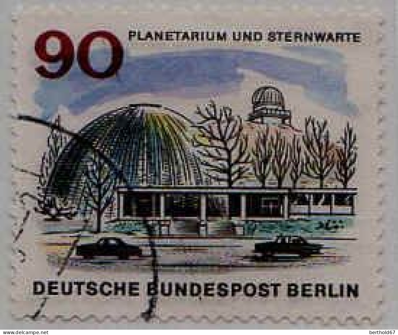 Berlin Poste Obl Yv:230/241 Bâtiments de Berlin (Beau cachet rond)