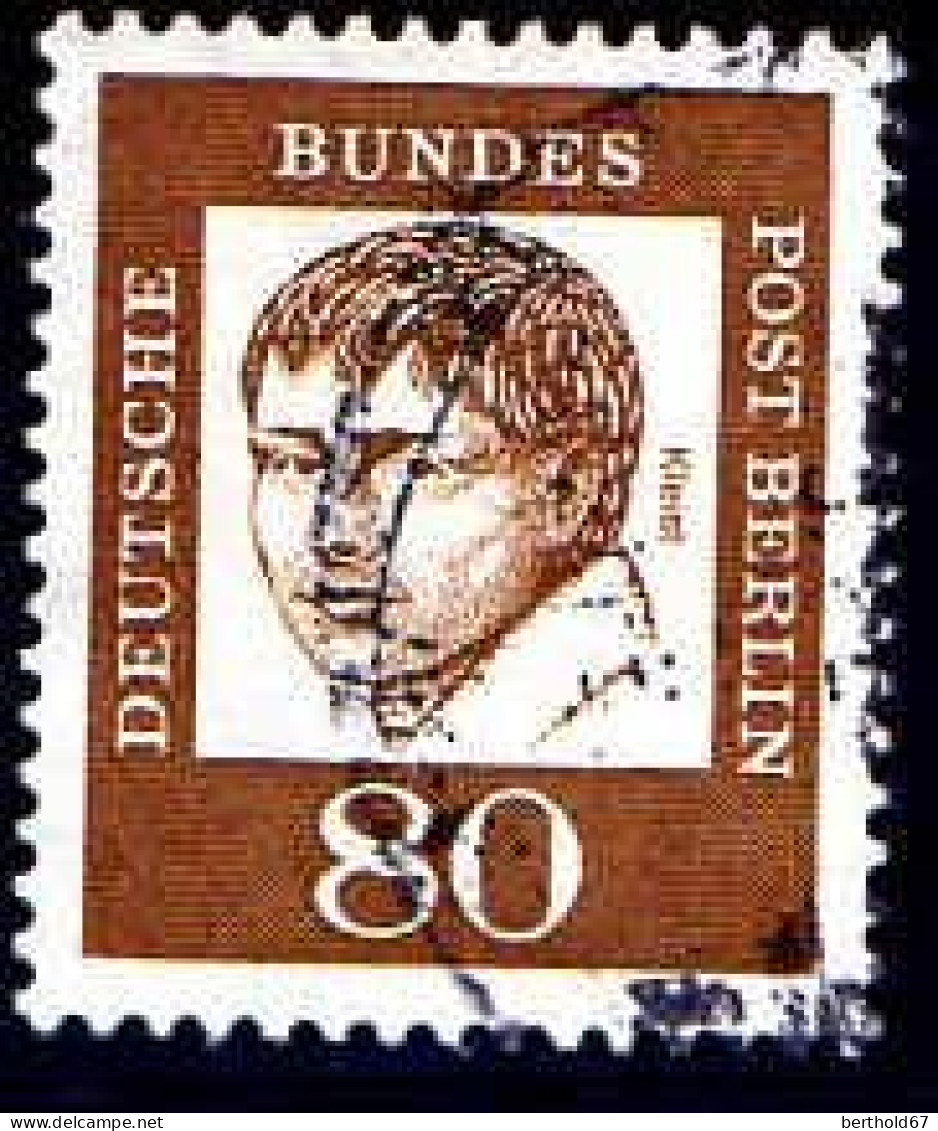 Berlin Poste Obl Yv:178/192 Allemands célèbres (cachet rond)