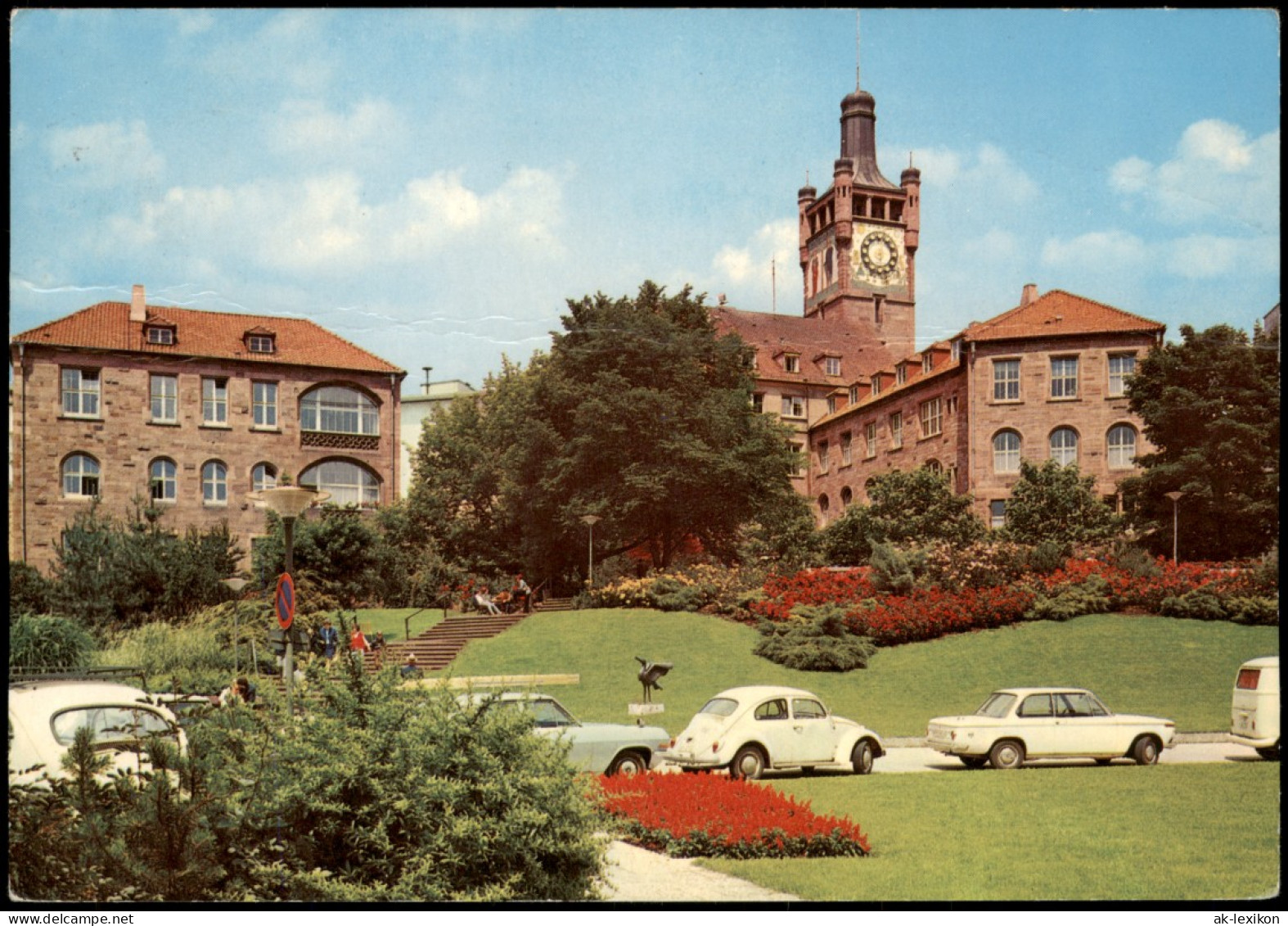 Ansichtskarte Pforzheim Blumenhofanlage 1972 - Pforzheim