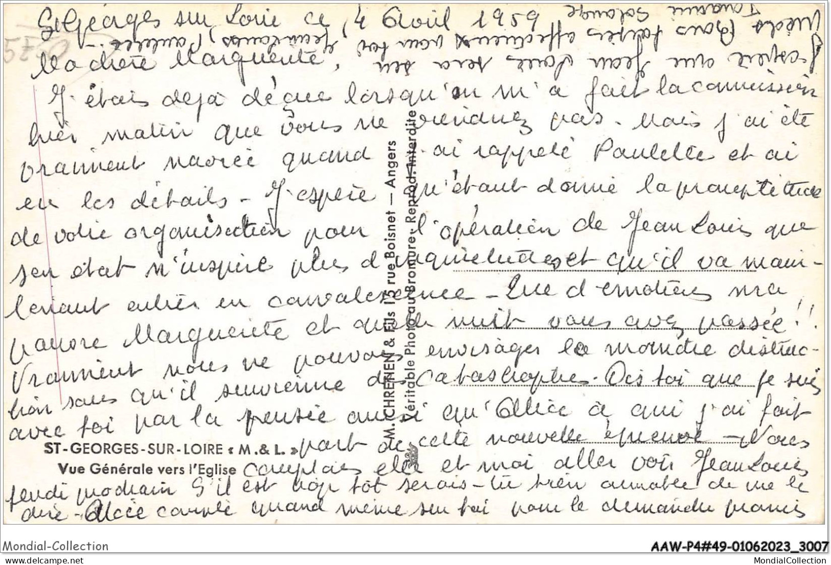 AAWP4-49-0289 - SAINT-GEORGES-SUR-LOIRE - Vue Générale Vers L'Eglise - Saint Georges Sur Loire