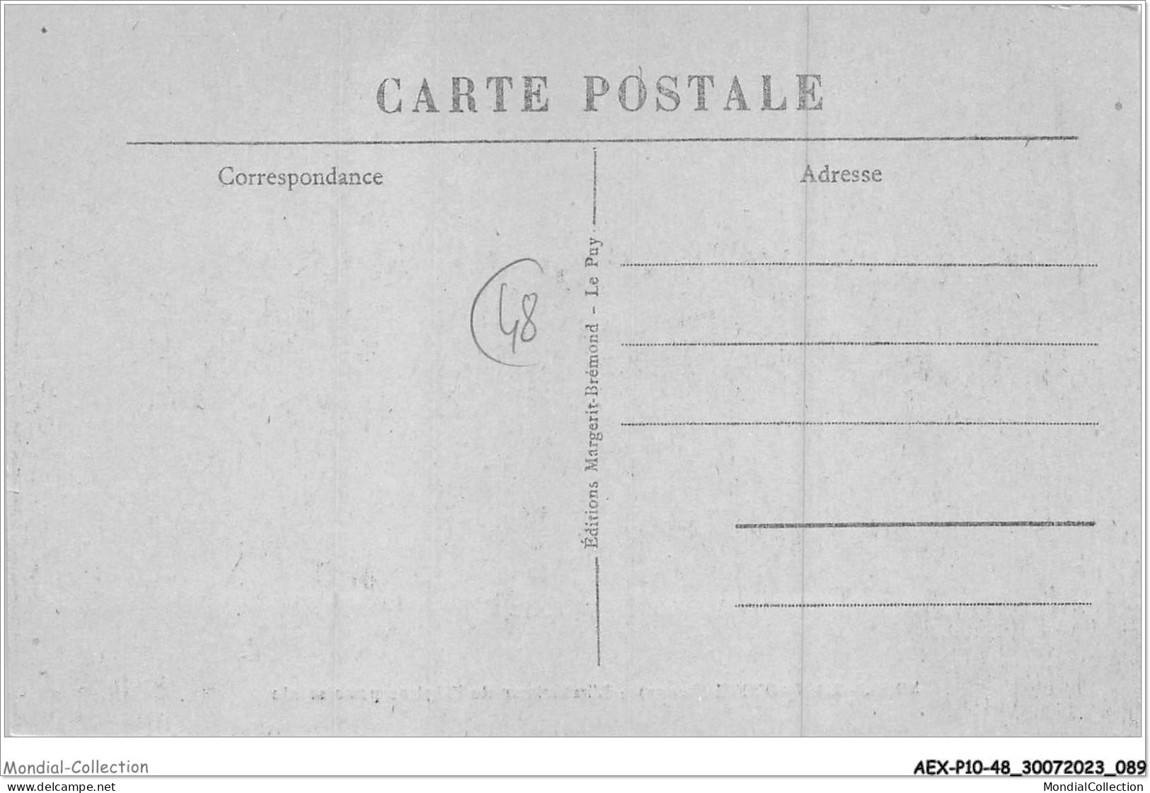 AEXP10-48-0944 - LANGOGNE - L'intérieur De L'eglise Paroissiale  - Langogne