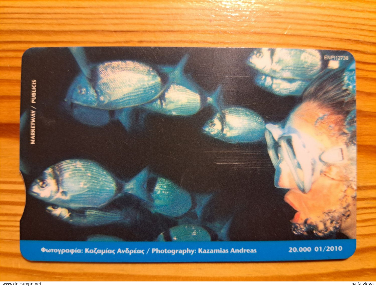 Phonecard Cyprus - Underwater Life, Fish - Cyprus