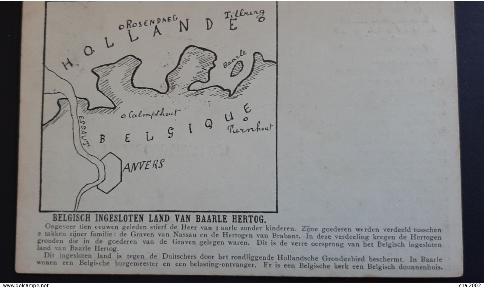 Carte Postale Postes Belges Vers Baarle Duc Avec Censure Militaire Cachet CF N°129 - 1914-1915 Red Cross