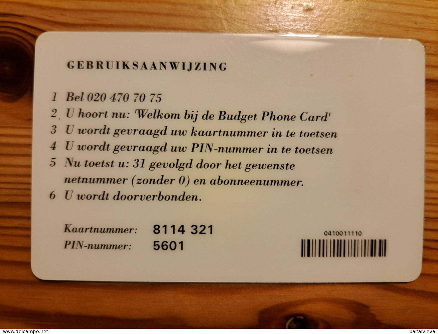 Prepaid Phonecard Netherlands, Quintis - GSM-Kaarten, Bijvulling & Vooraf Betaalde