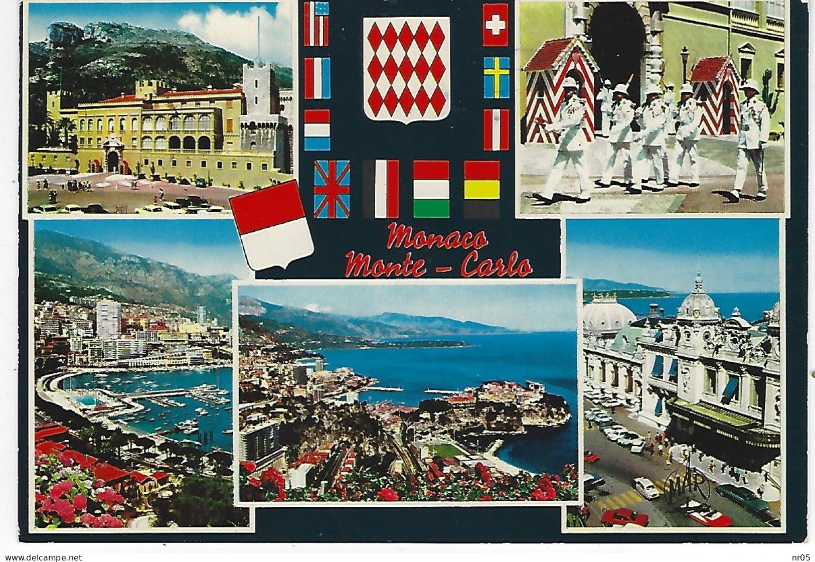 5 Timbres MONACO ( Pantes - Football Assocation - Monument .. ) Obliteres " MONTE CARLO - Principaute De MONACO 26.12.78 - Marcophilie