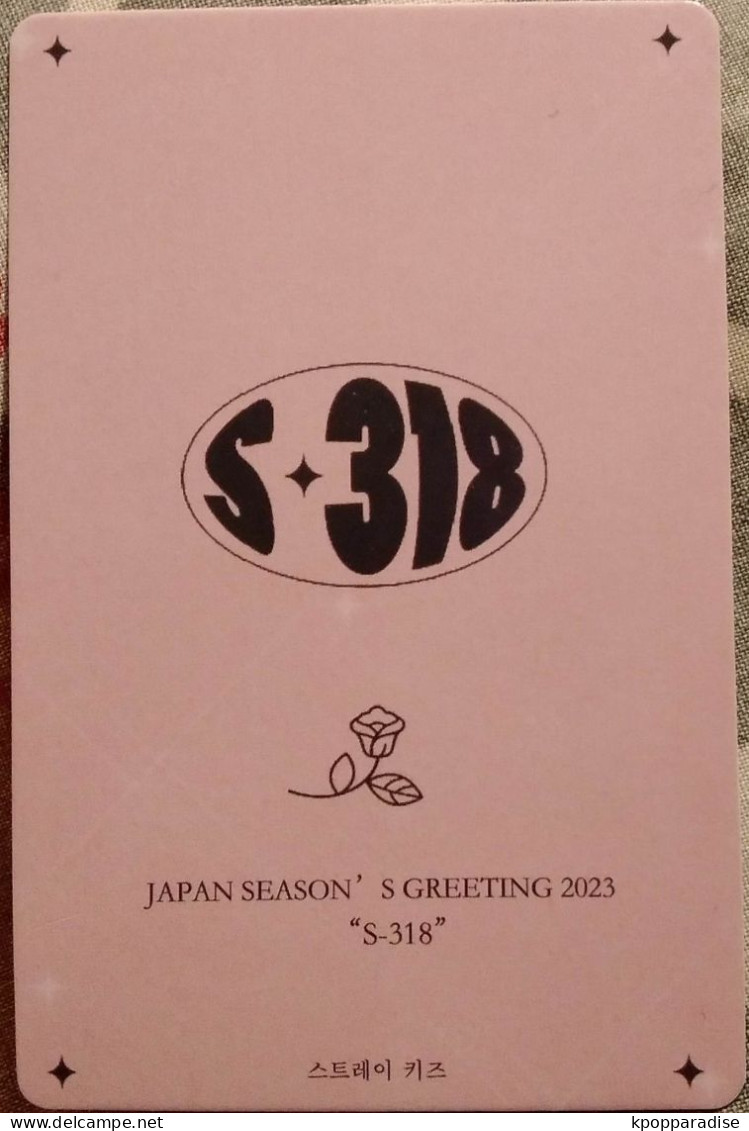 Photocard K POP au choix  STRAYKIDS  Japan season's greetings 2023  S 318