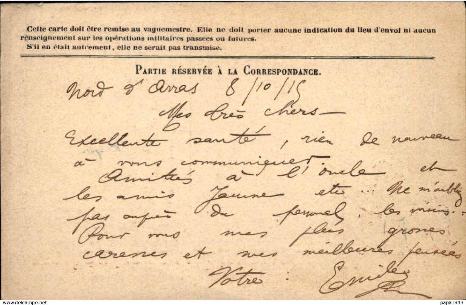 1915  Correspondance Armées De La République  S P 89  Envoyée à MANOSQUE - Brieven En Documenten