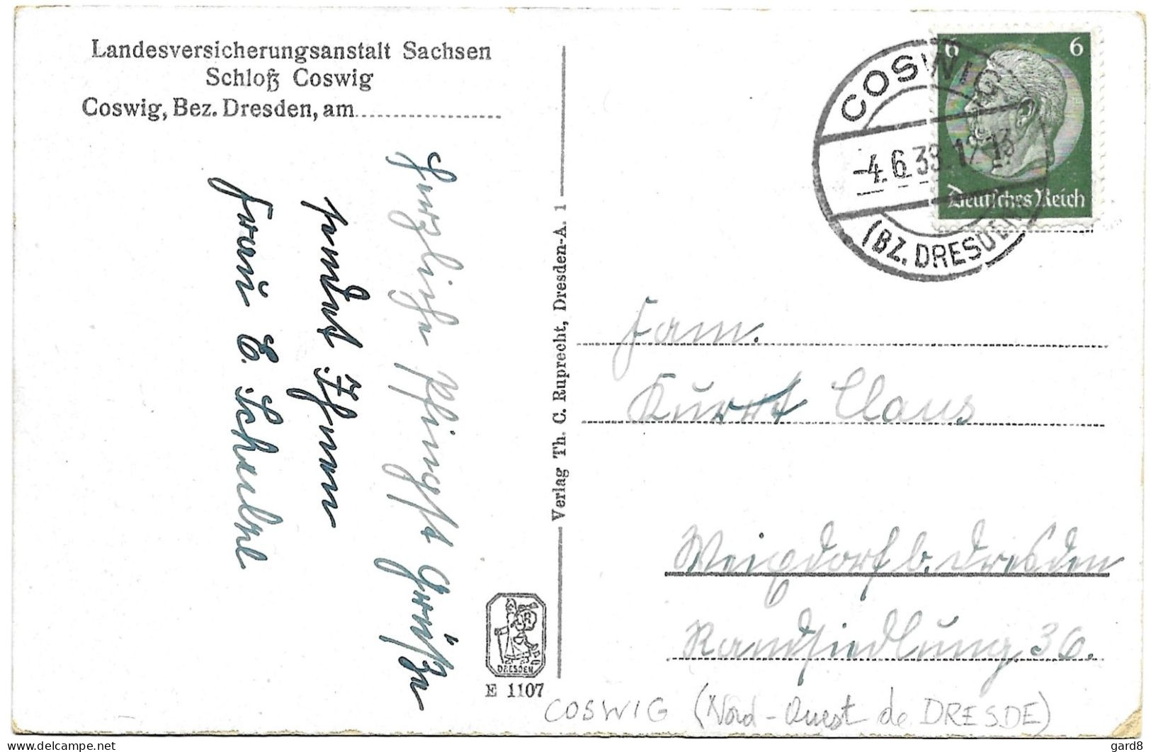 Coswig (Saxe)  - Epoque Du NSDAP - Coswig