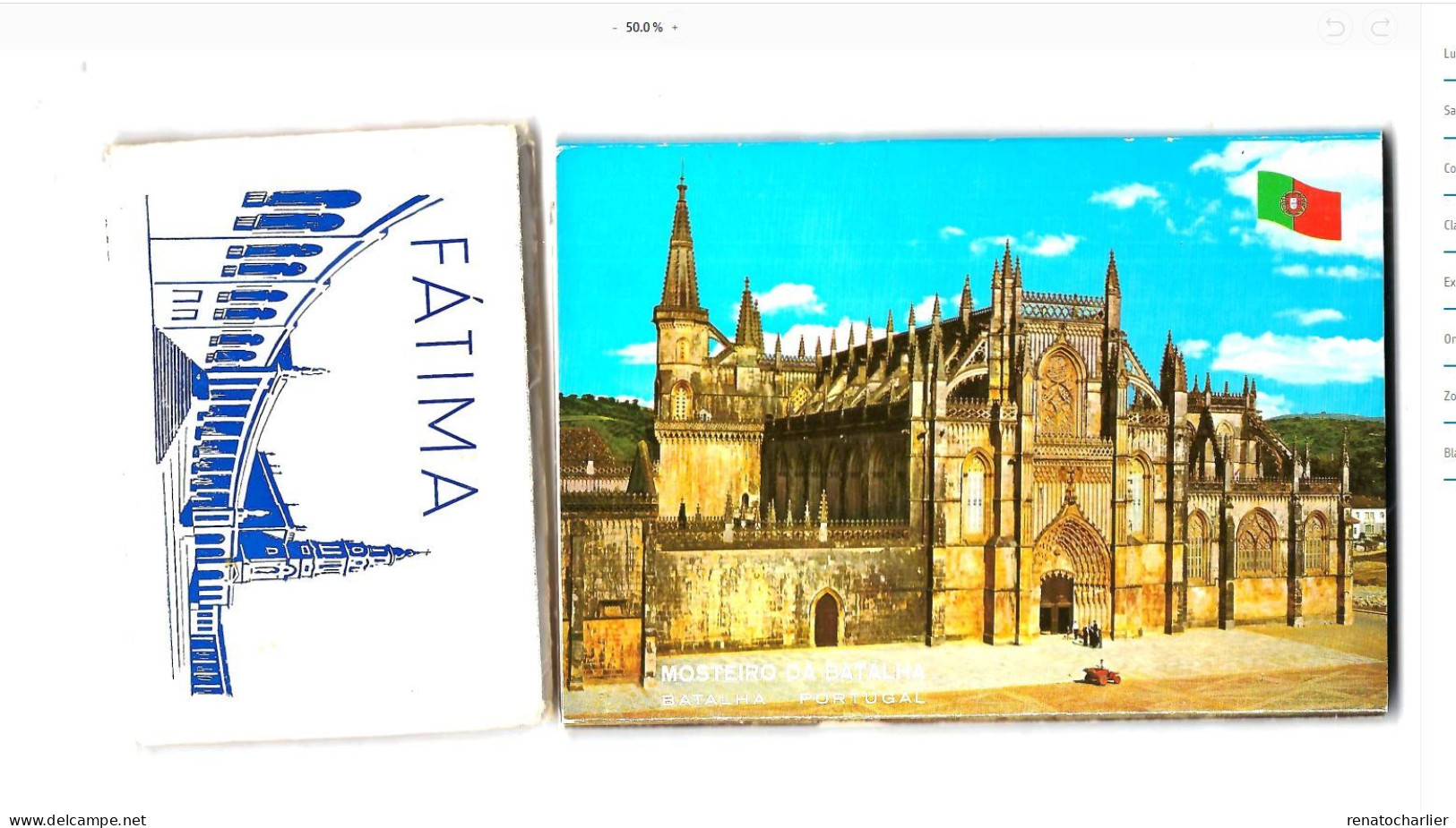 Lot De 38 Cartes Postales "Portugal" Et Snapshots "Fatima" Et "Mosteiro Da Batalha" - Collections & Lots
