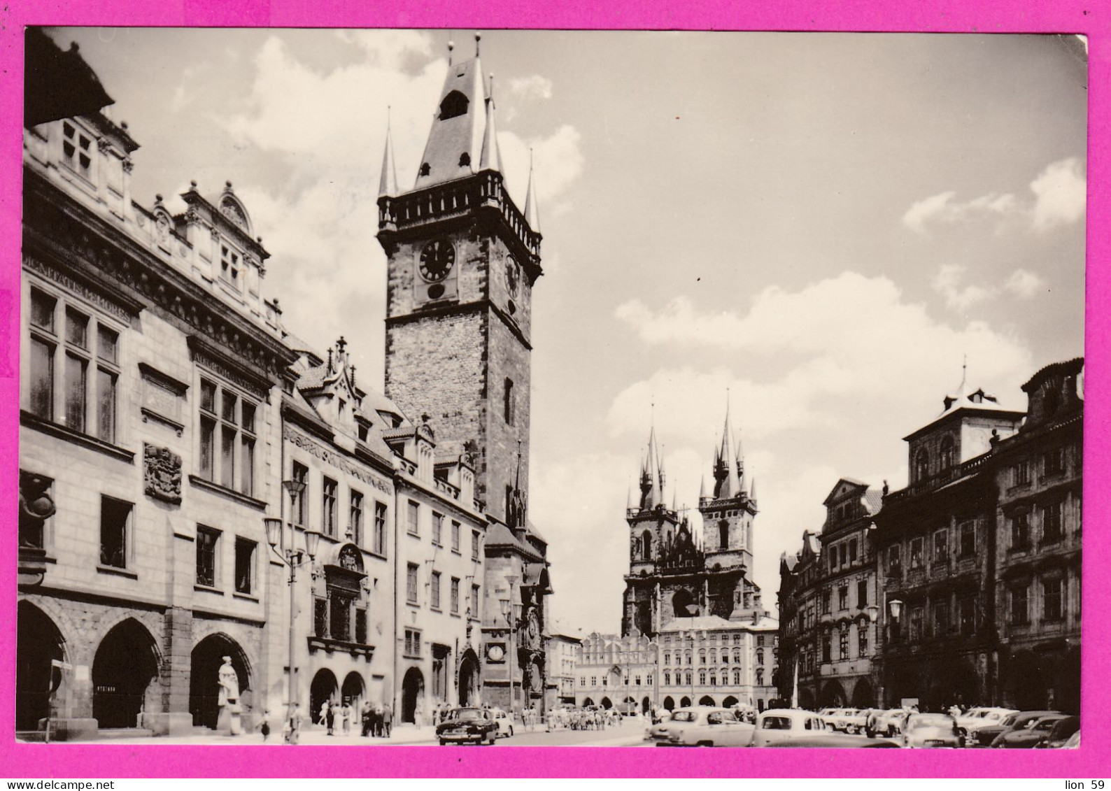 294632 / Czechoslovakia - Praha - Old Town Hall And Tyn Church PC 1967 Brno USED 30h Czech Towns - Košice Kosice - Brieven En Documenten