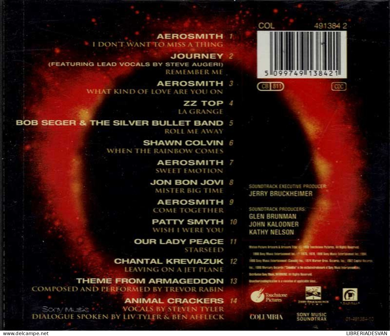 Armageddon - The Album (BSO). CD - Música De Peliculas