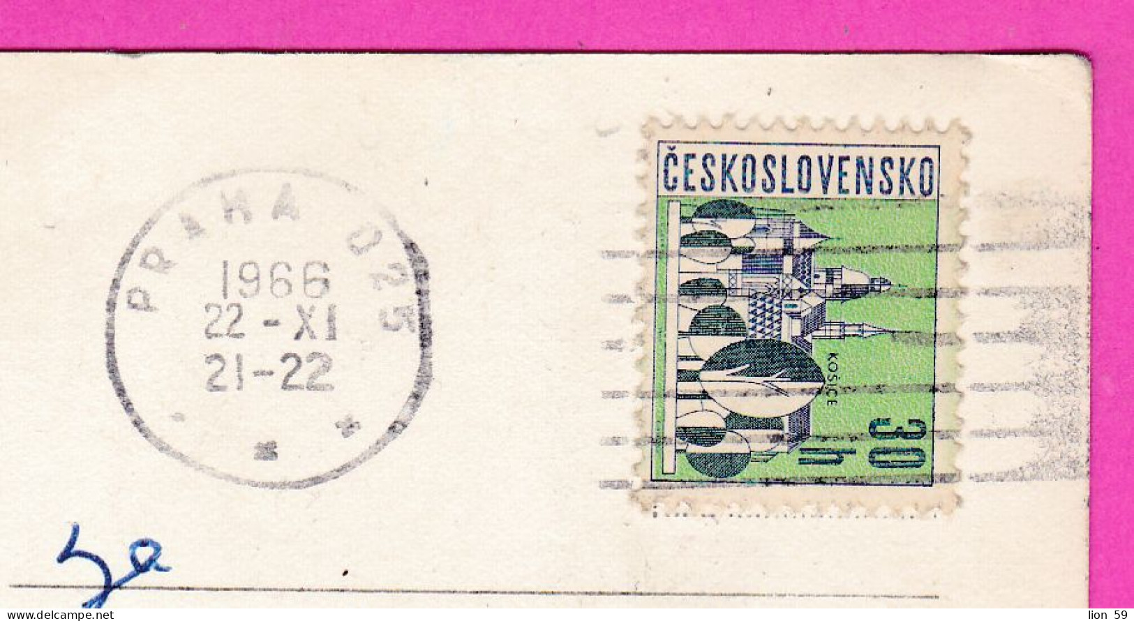 294634 / Czechoslovakia - Praha - View Of The National Museum Tram PC 1966 USED 30h Czech Towns - Košice Kosice - Covers & Documents