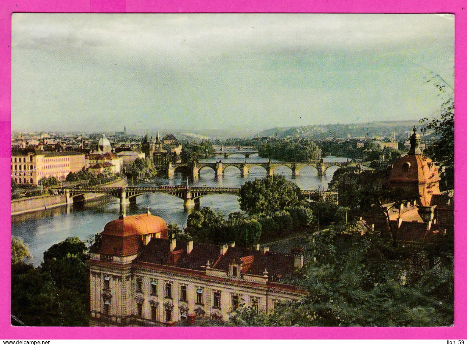 294638 / Czechoslovakia - The Bridges Of Prague Building PC 1967 Praha USED 30h Czech Towns - Košice Kosice - Brieven En Documenten