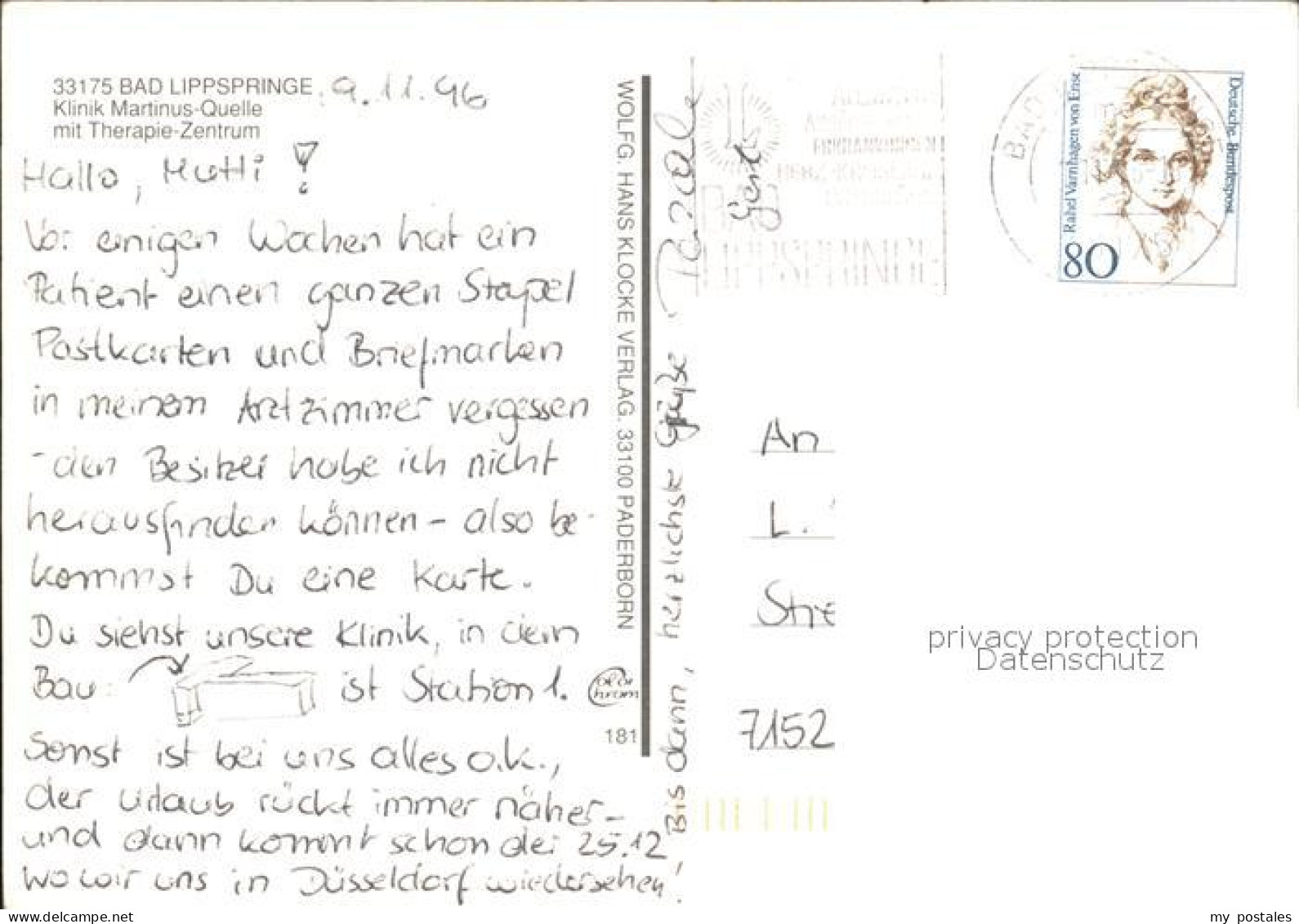 72200748 Bad Lippspringe Klinik Martinus- Quelle Bad Lippspringe - Bad Lippspringe